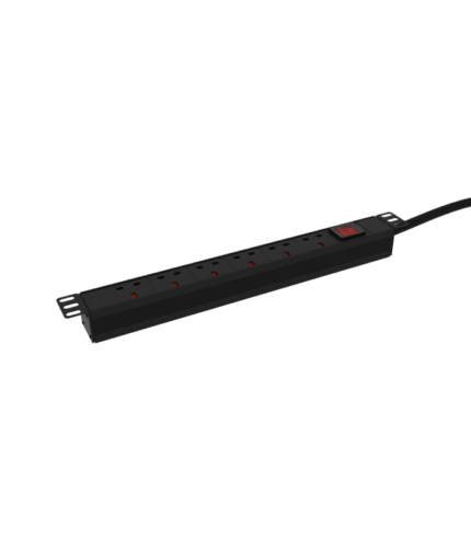Xcell-1U-6-Way-BS13-Horizontal-Mount-Power-Distribution-Unit-PDU