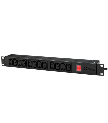 Xcell 12 WAY C13 10A 1U Rack Power Distribution Unit